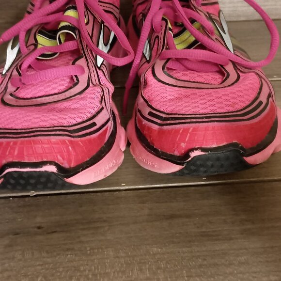 Brooks PureFlow Women Pink Running Shoes Size 6 - Picture 5 of 13